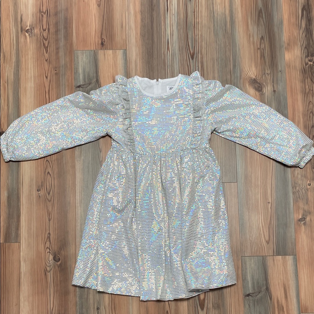 Lola + The Boys Dress Sequin Girls 12